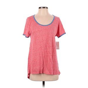 LuLaRoe LLR Women's Classic Tee Colorblock NWT Pink/Blue Small